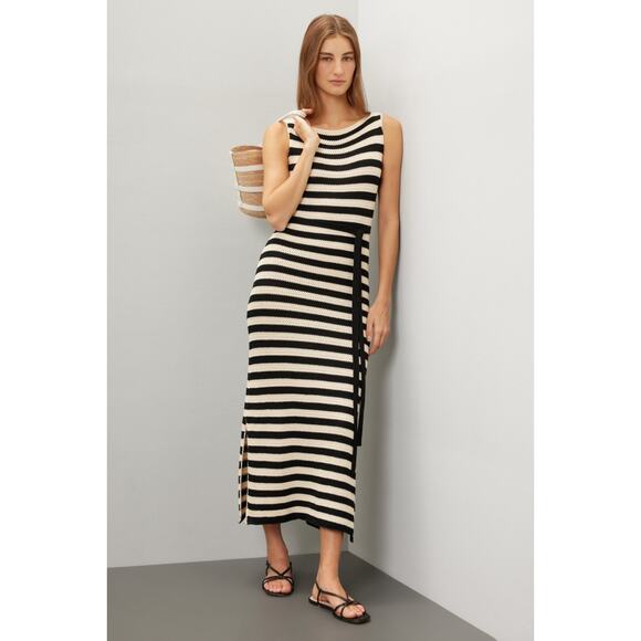 Jason Wu x RTR Striped Knit Dress - Picture 1 of 6